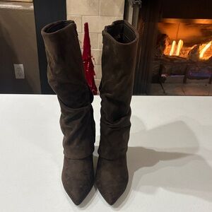 Nine West Women’s Brown Suede Western Boots (New-No Tags)